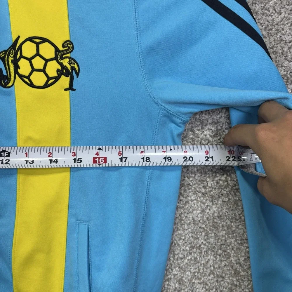 Bahamas Jacket Youth Large Blue Soccer Adidas Track Full Zip Bahamas Crest